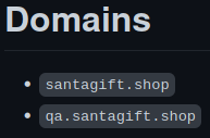 github QA domain